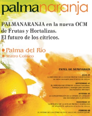 PALMANARANJA abordará seminarios sobre la Reforma de la OCM y sus consecuencia en los Cítricos
