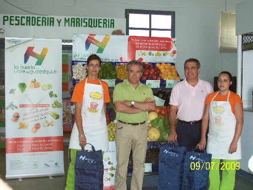 Presentación de los productos de "la huerta del Valle del Guadalquivir" en Bujalance