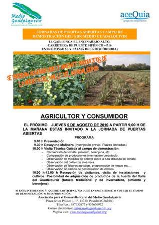 Jornadas de Puertas Abiertas campo de demostración de cultivos GDR Medio Guadalquivir