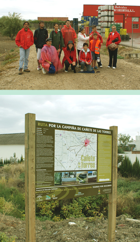 Señalizada una ruta de senderismo por la Campiña de Cañete de las Torres