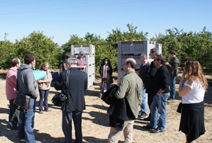 Representantes de Valonia y Córcega visitan nuestra comarca para interesarse por la Red Paisagua