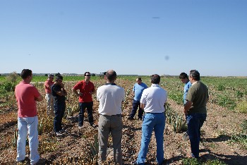 Agricultores de Pedro Abad visitan el Campo de Demostración de Aloe Vera