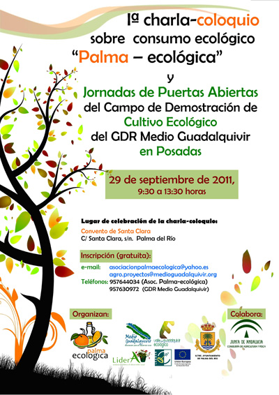 Jornada de Puertas Abiertas y Charla Coloquio de consumo de Productos Ecológicos