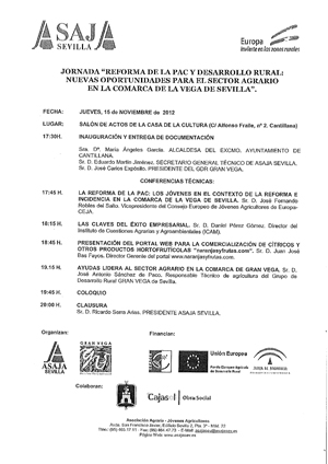 Jornada sobre Reforma de la PAC y Desarrollo Rural