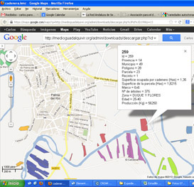 Presentado el mapa de distribución de la naranja cadenera