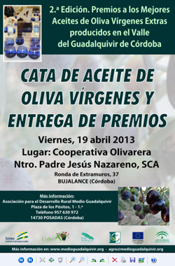 II Cata-Concurso de los mejores Aceites de Oliva Producidos en el Valle del Guadalquivir