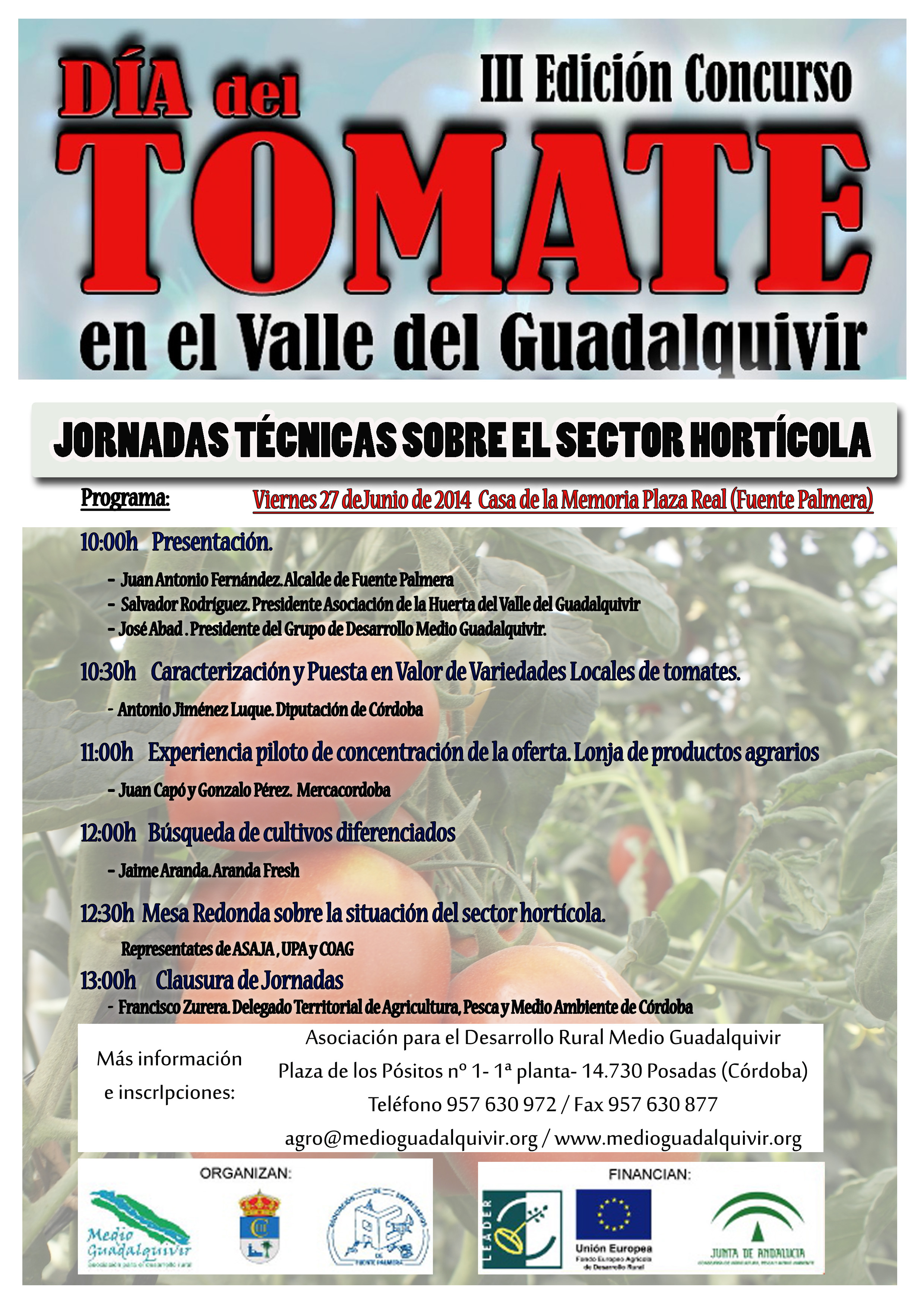 Jornada Técnica sobre el Sector Hortícola