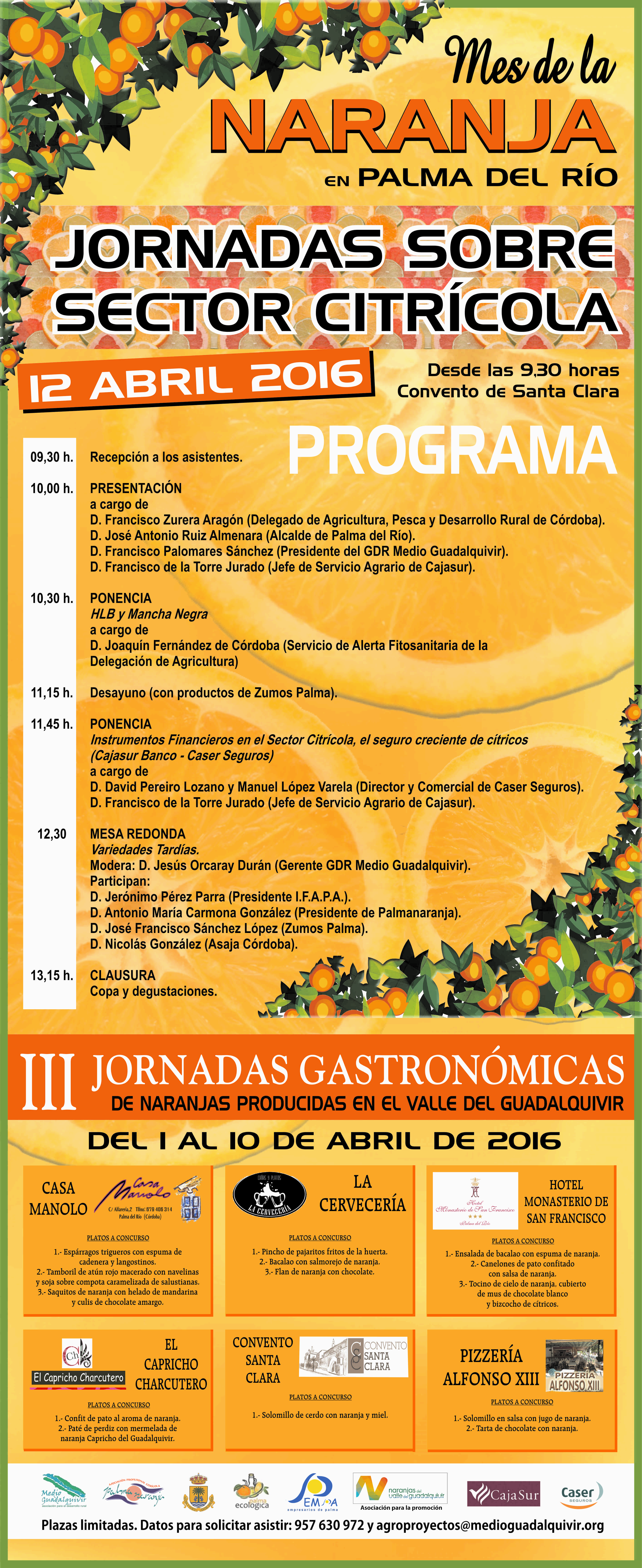 Jornada sobre Sector Citrícola-III Jornadas Gastronómicas
