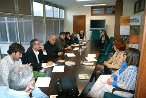 Reunión con productores de naranja cadenera de Palma del Río para plantear un proyecto de promoción